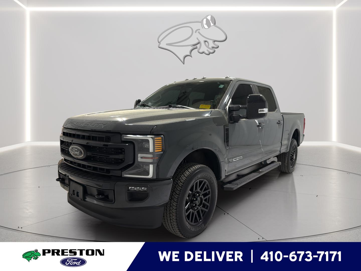 Lithium Gray 2021 Ford F-250 Super Duty Lariat Crew Cab 4WD Pickup Truck Four-Wheel Drive Automatic