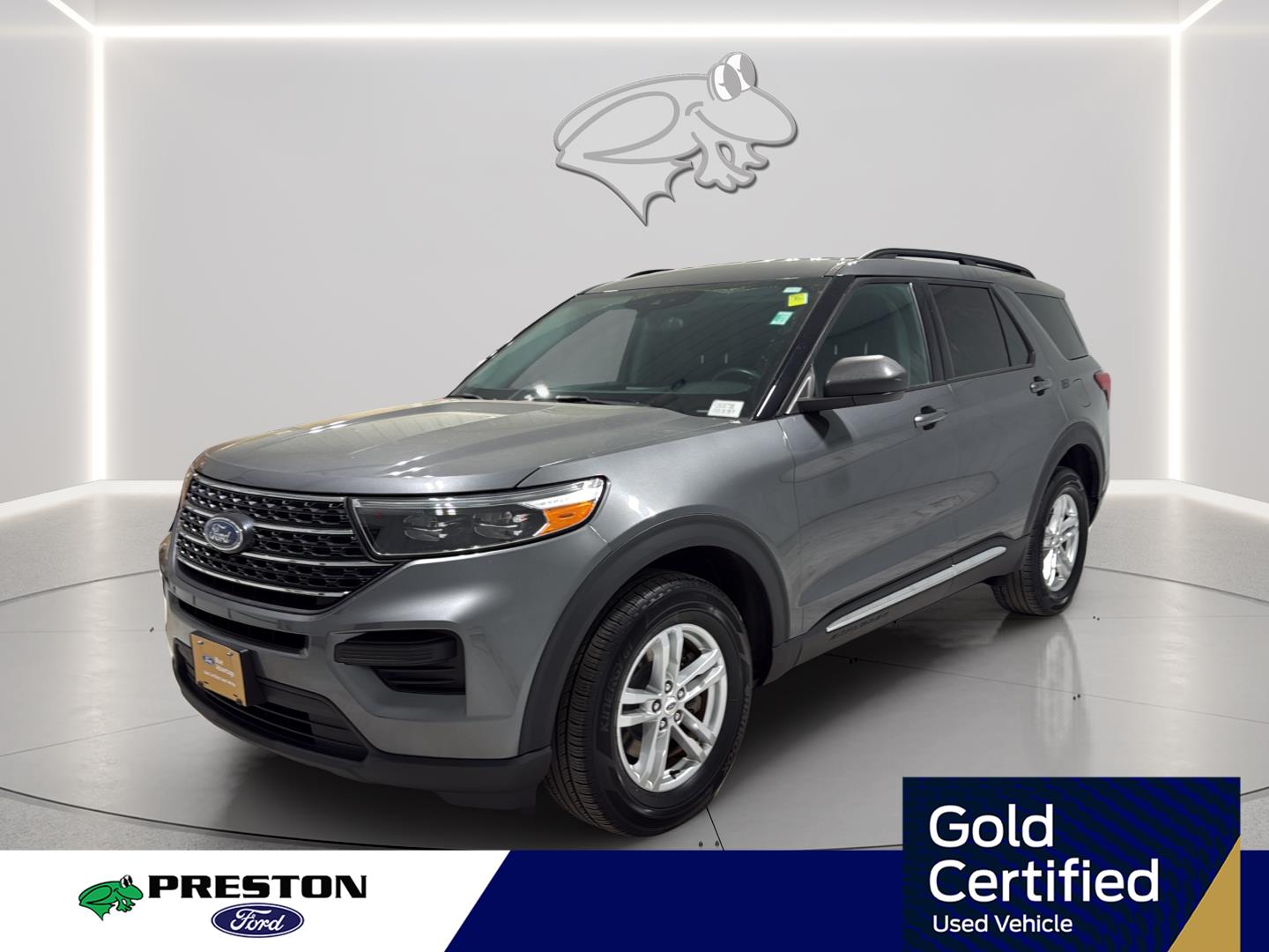 Carbonized Gray 2023 Ford Explorer XLT AWD SUV / Crossover All-Wheel Drive Automatic