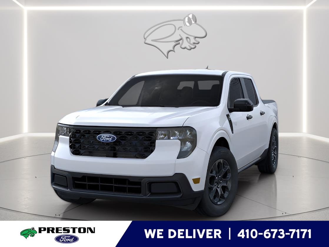 Yz Oxford White 2026 Ford Maverick XLT SuperCrew AWD Pickup Truck All-Wheel Drive Continuously Variable Transmission