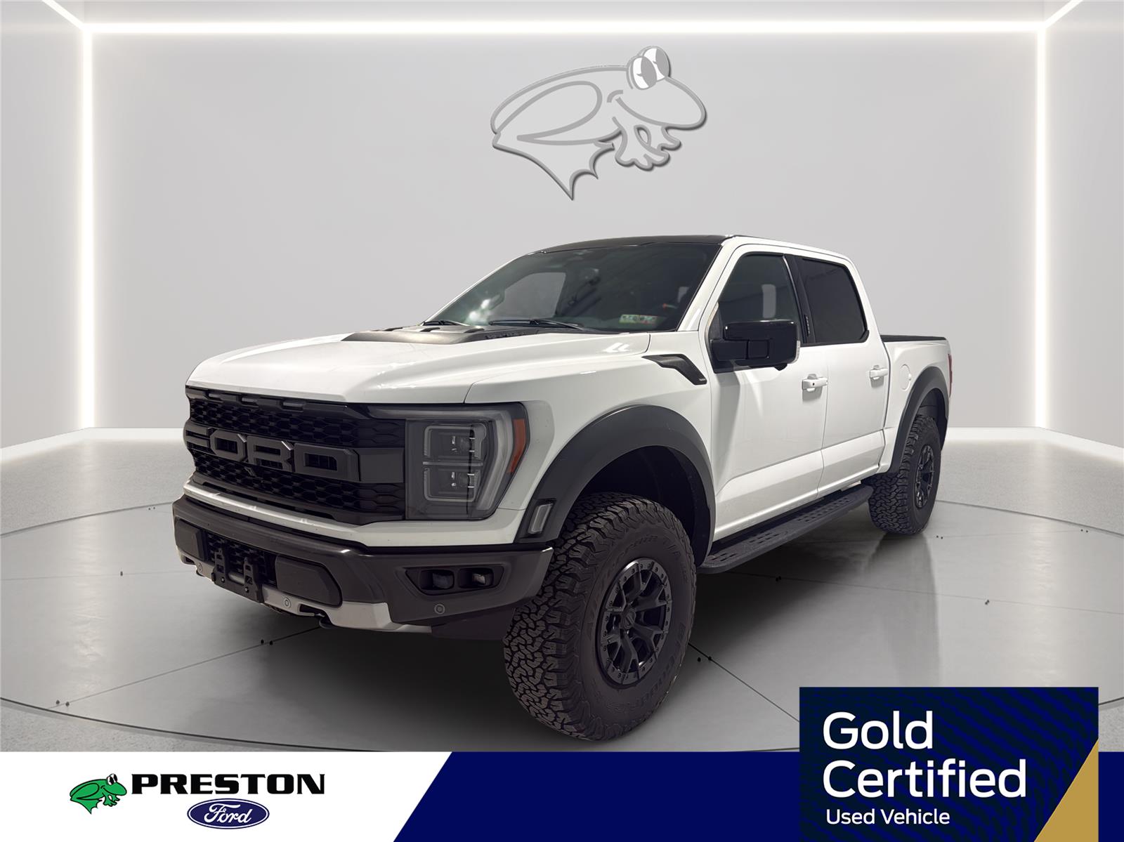 Oxford White 2023 Ford F-150 Raptor SuperCrew 4WD Pickup Truck Four-Wheel Drive Automatic