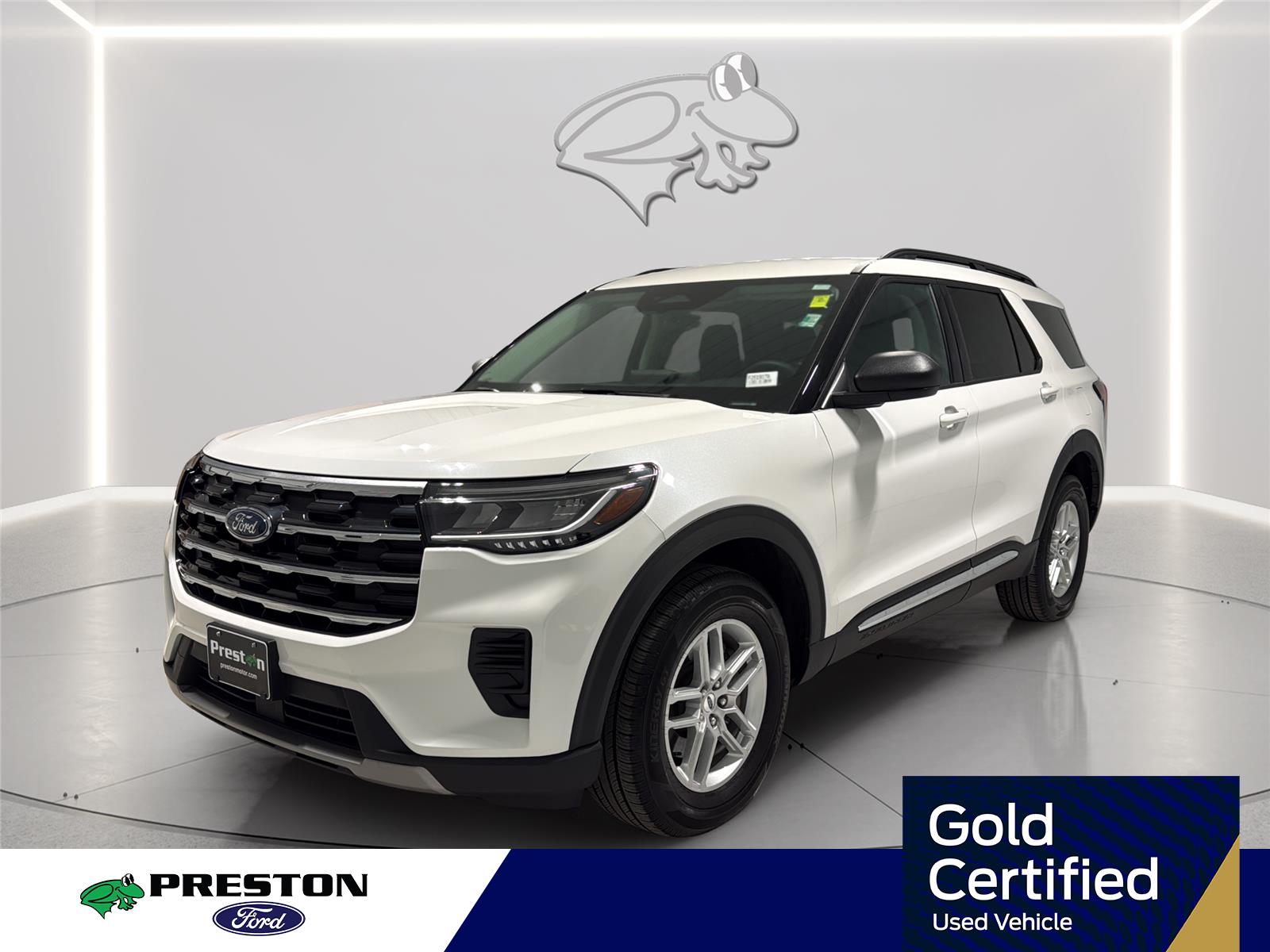 Star White Metallic Tri-Coat 2025 Ford Explorer Active AWD SUV / Crossover All-Wheel Drive Automatic