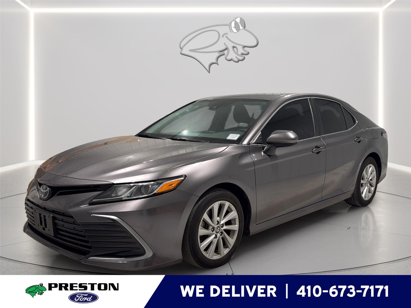 Predawn Gray Mica 2021 Toyota Camry LE FWD Sedan Front-Wheel Drive 8-Speed Automatic