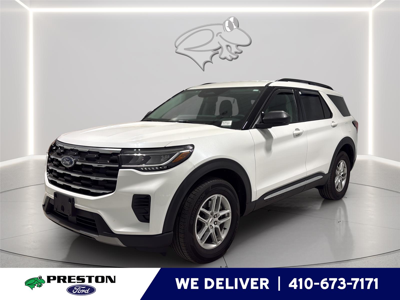 Star White Metallic Tri-Coat 2025 Ford Explorer Active AWD SUV / Crossover All-Wheel Drive Automatic