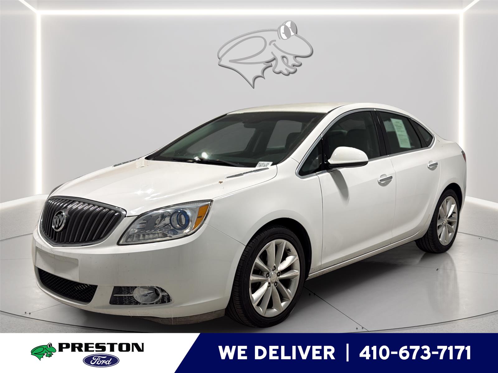 Summit White 2012 Buick Verano FWD Sedan Front-Wheel Drive 6-Speed Automatic Overdrive