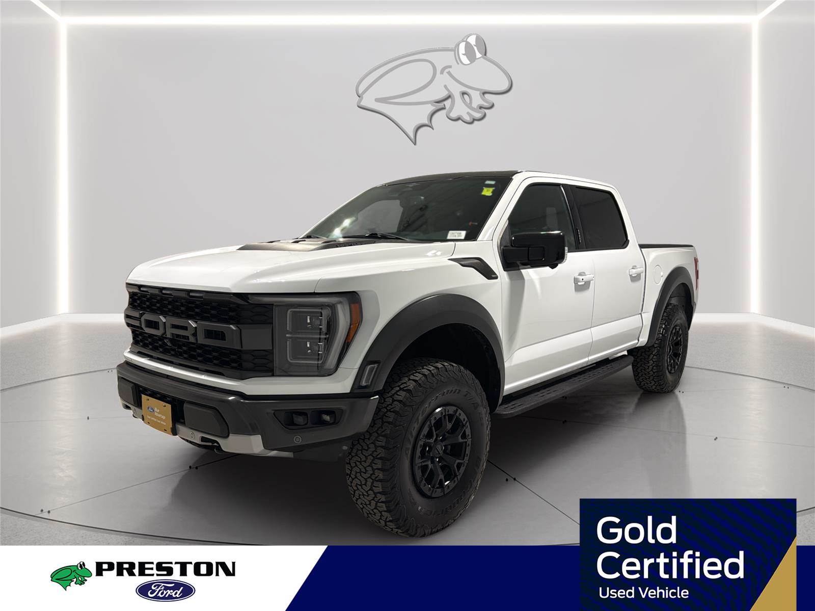 Oxford White 2023 Ford F-150 Raptor SuperCrew 4WD Pickup Truck Four-Wheel Drive Automatic