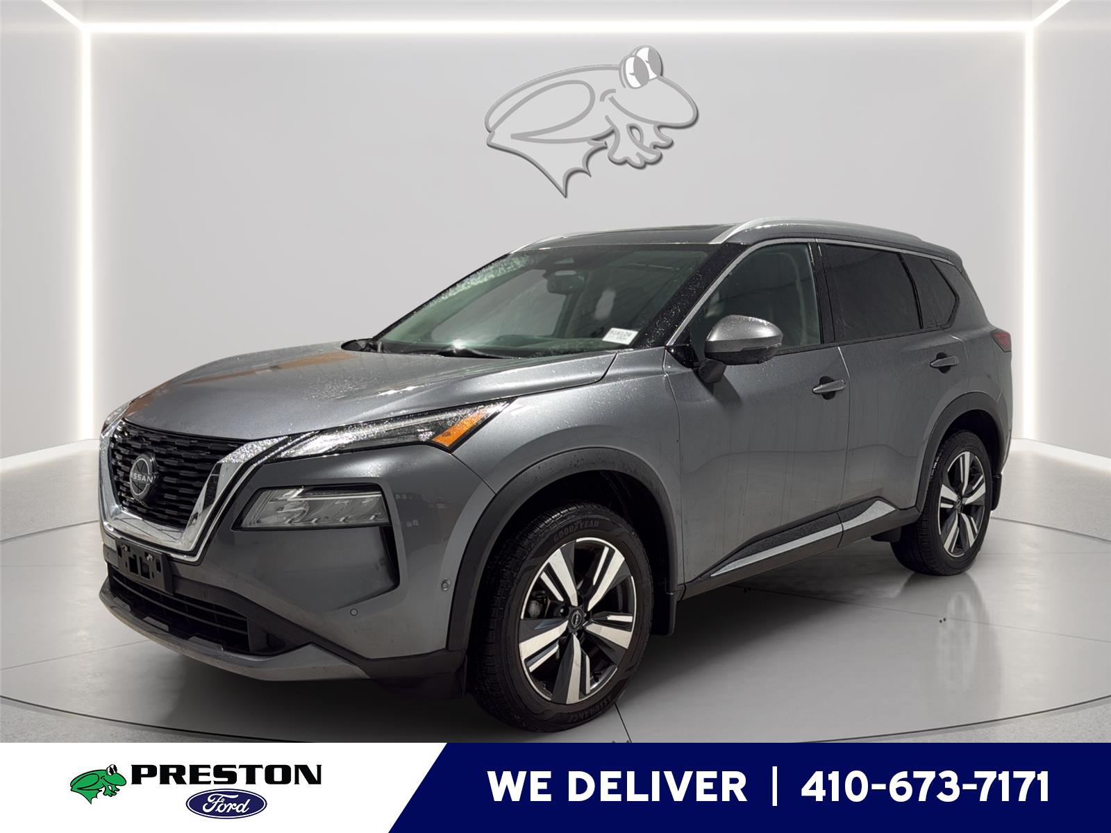 Gray (Gun Metallic) 2023 Nissan Rogue SL AWD SUV / Crossover All-Wheel Drive Continuously Variable Transmission