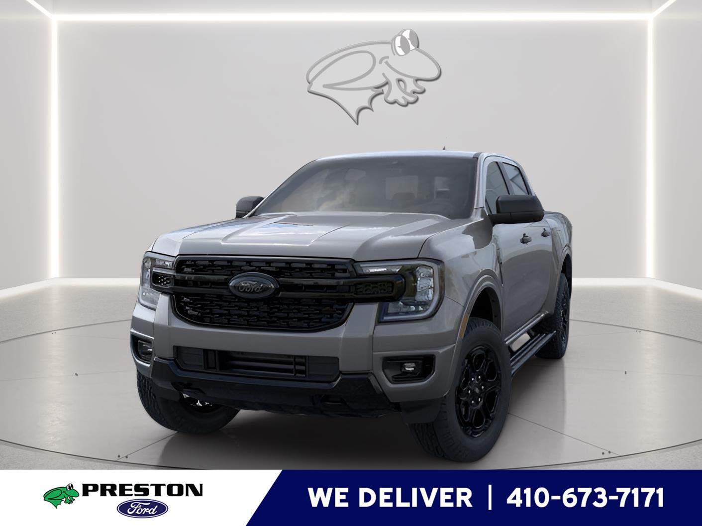 Carbonized Gray Metallic 2026 Ford Ranger XLT SuperCrew 4WD Pickup Truck Four-Wheel Drive Automatic