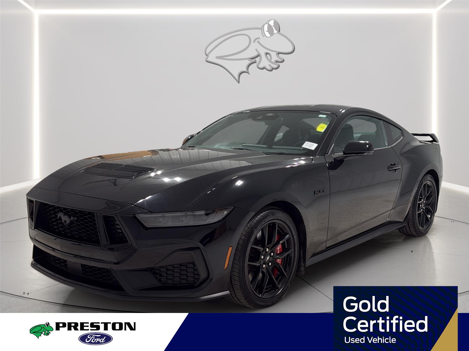 Shadow Black 2024 Ford Mustang Coupe Rear-Wheel Drive Automatic