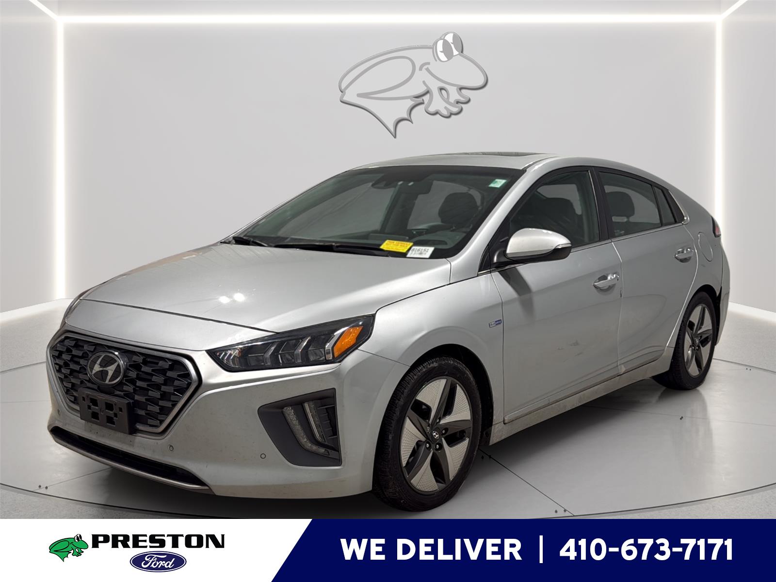 Stellar Silver 2020 Hyundai Ioniq Hybrid Limited FWD Hatchback Front-Wheel Drive Automatic