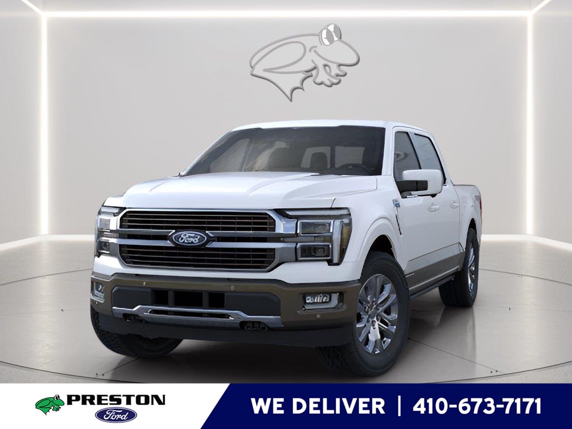 Star White Metallic Tri-Coat/Marsh Gray 2026 Ford F-150 Pickup Truck Four-Wheel Drive Automatic