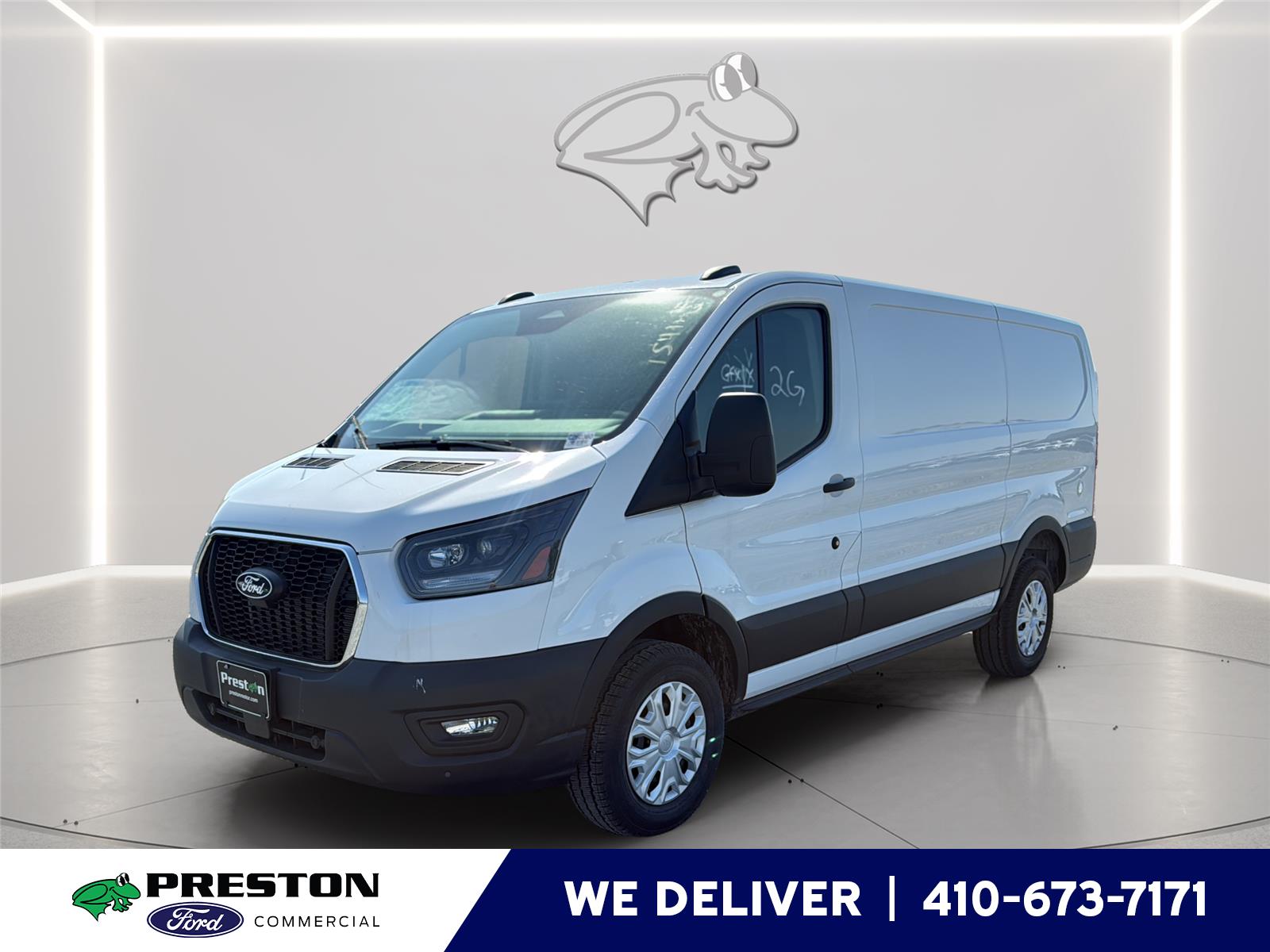 Oxford White 2026 Ford Transit Cargo Van Rear-Wheel Drive Automatic