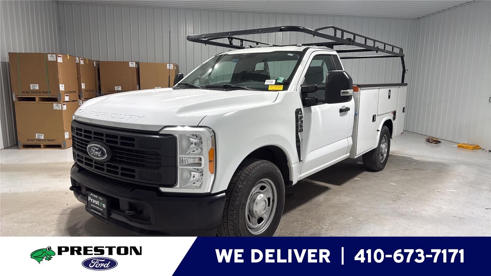 White 2023 Ford F-350 Super Duty Chassis XL RWD Pickup Truck 4X2