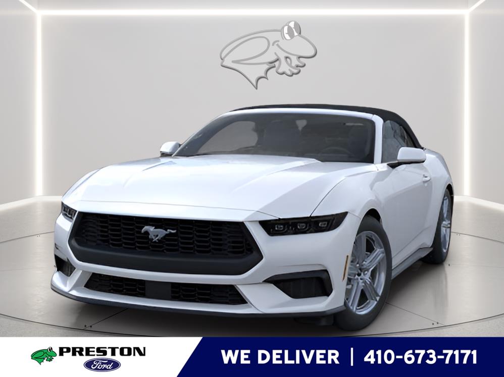 Oxford White 2026 Ford Mustang Convertible Rear-Wheel Drive Automatic