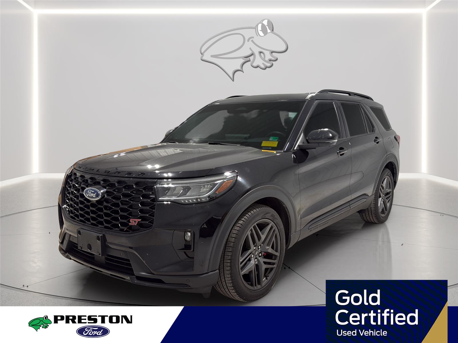 Agate Black Metallic 2025 Ford Explorer ST AWD SUV / Crossover All-Wheel Drive Automatic