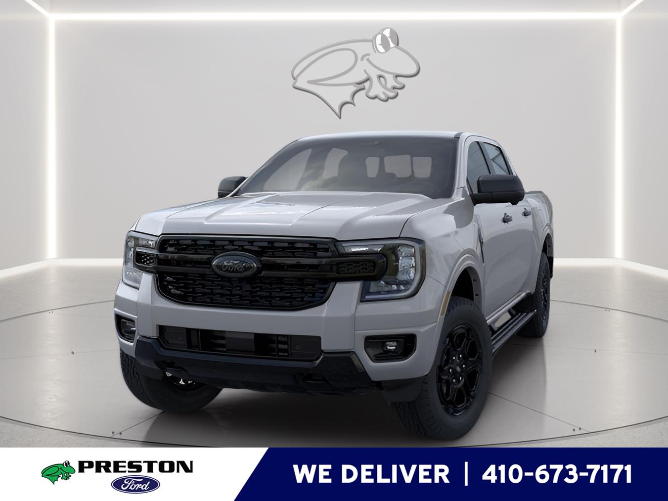 Avalanche Gray 2026 Ford Ranger Pickup Truck Four-Wheel Drive Automatic