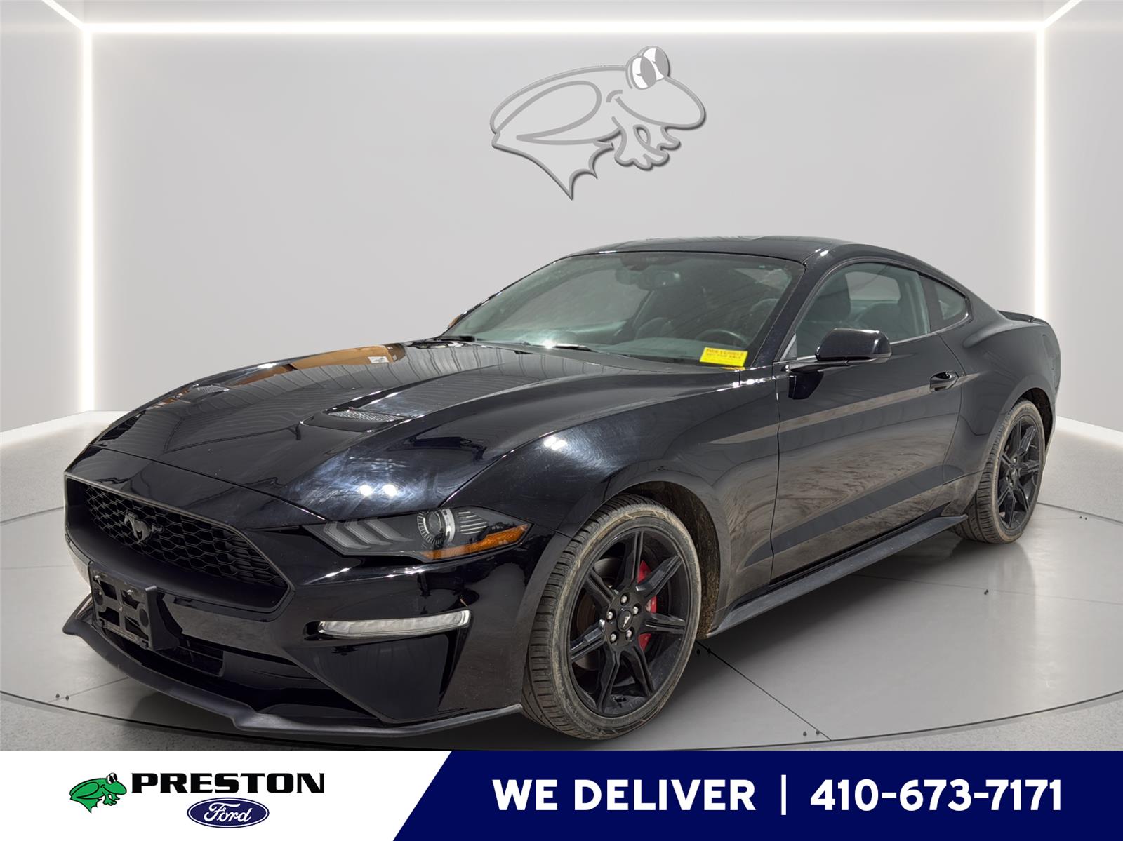 Shadow Black 2018 Ford Mustang EcoBoost Coupe RWD Coupe Rear-Wheel Drive Automatic