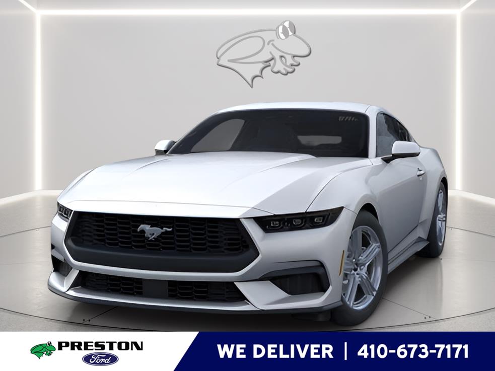 Iconic Silver 2026 Ford Mustang EcoBoost Fastback RWD Coupe Rear-Wheel Drive Automatic