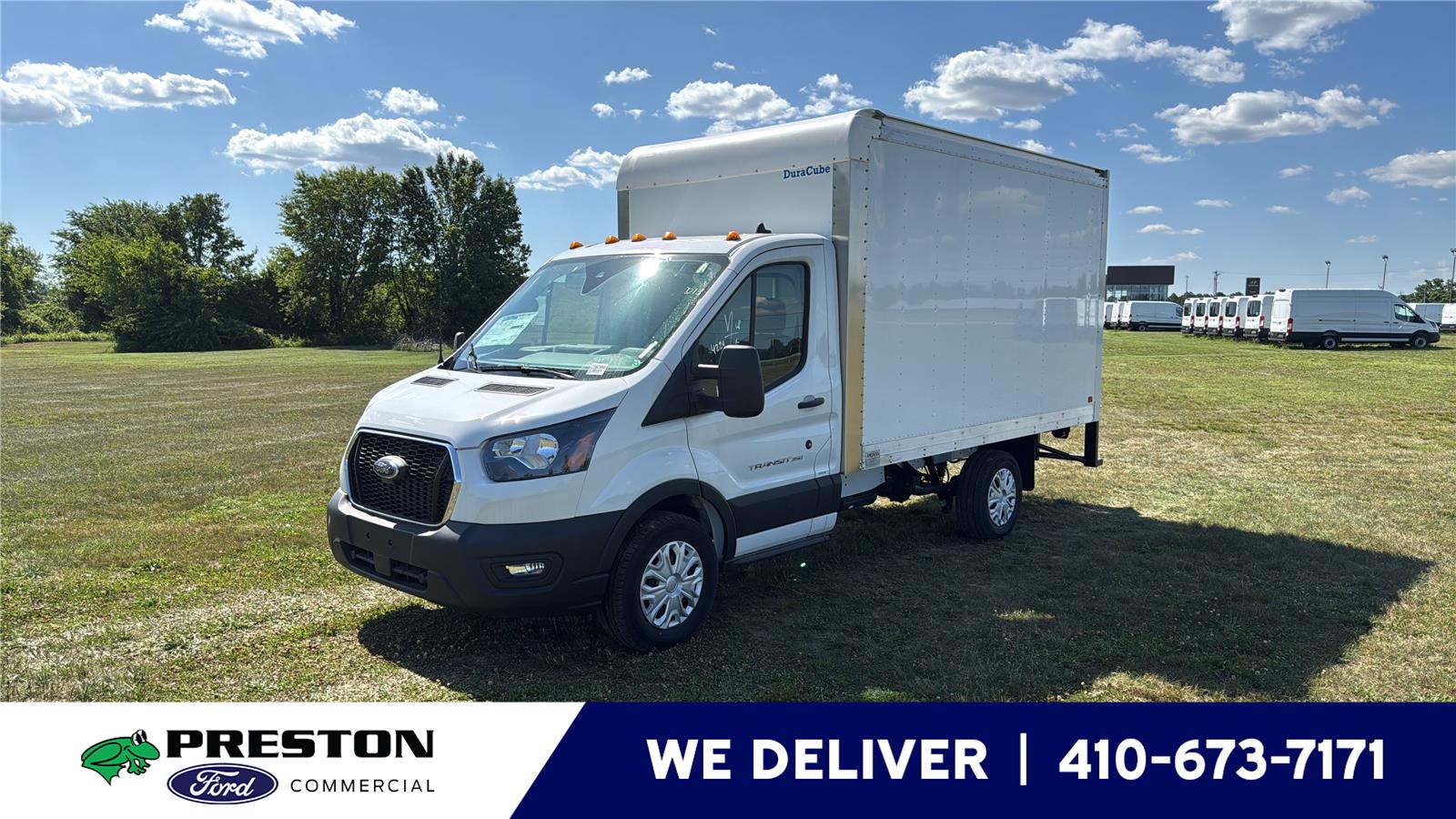 Oxford White 2025 Ford Transit Chassis 350 138 Cutaway RWD Van Rear-Wheel Drive