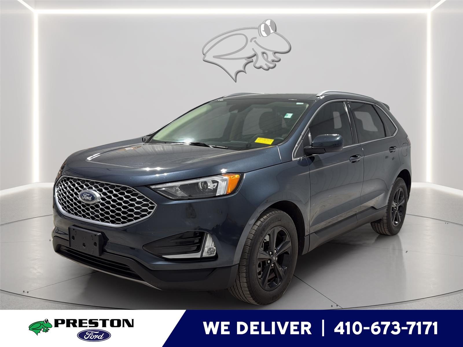 Stone Blue 2024 Ford Edge SEL AWD SUV / Crossover All-Wheel Drive 8-Speed Automatic