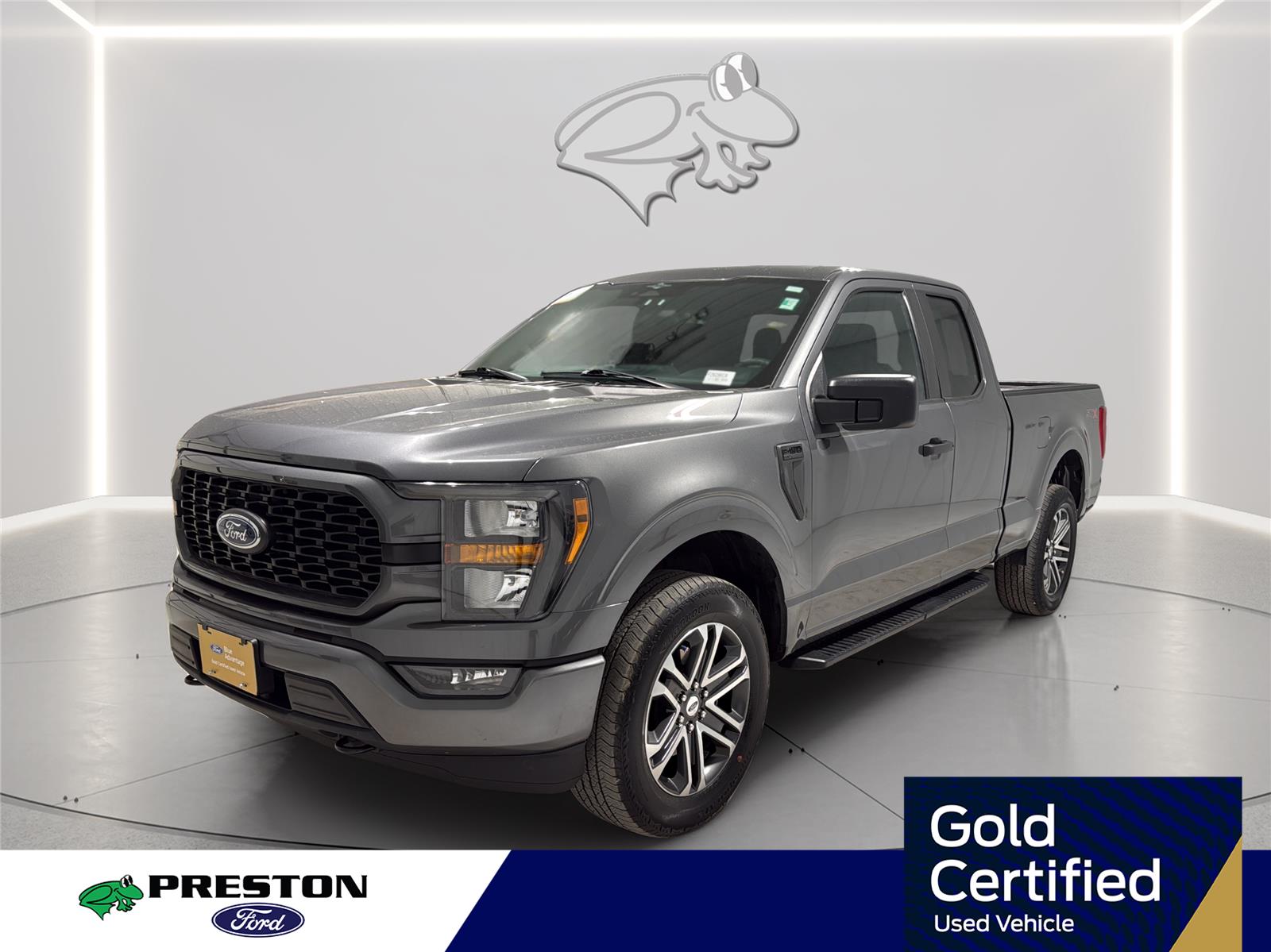 Carbonized Gray 2023 Ford F-150 Pickup Truck Four-Wheel Drive Automatic