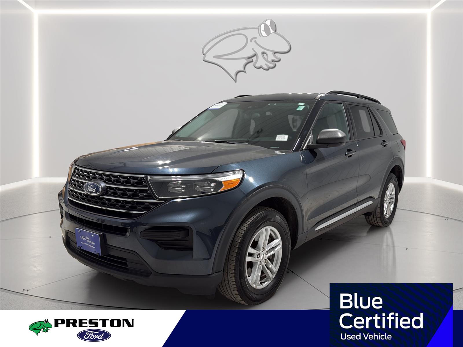 Stone Blue 2023 Ford Explorer SUV / Crossover All-Wheel Drive Automatic