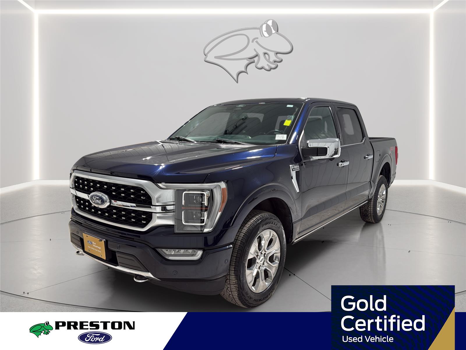 Antimatter Blue 2022 Ford F-150 Pickup Truck Four-Wheel Drive Automatic