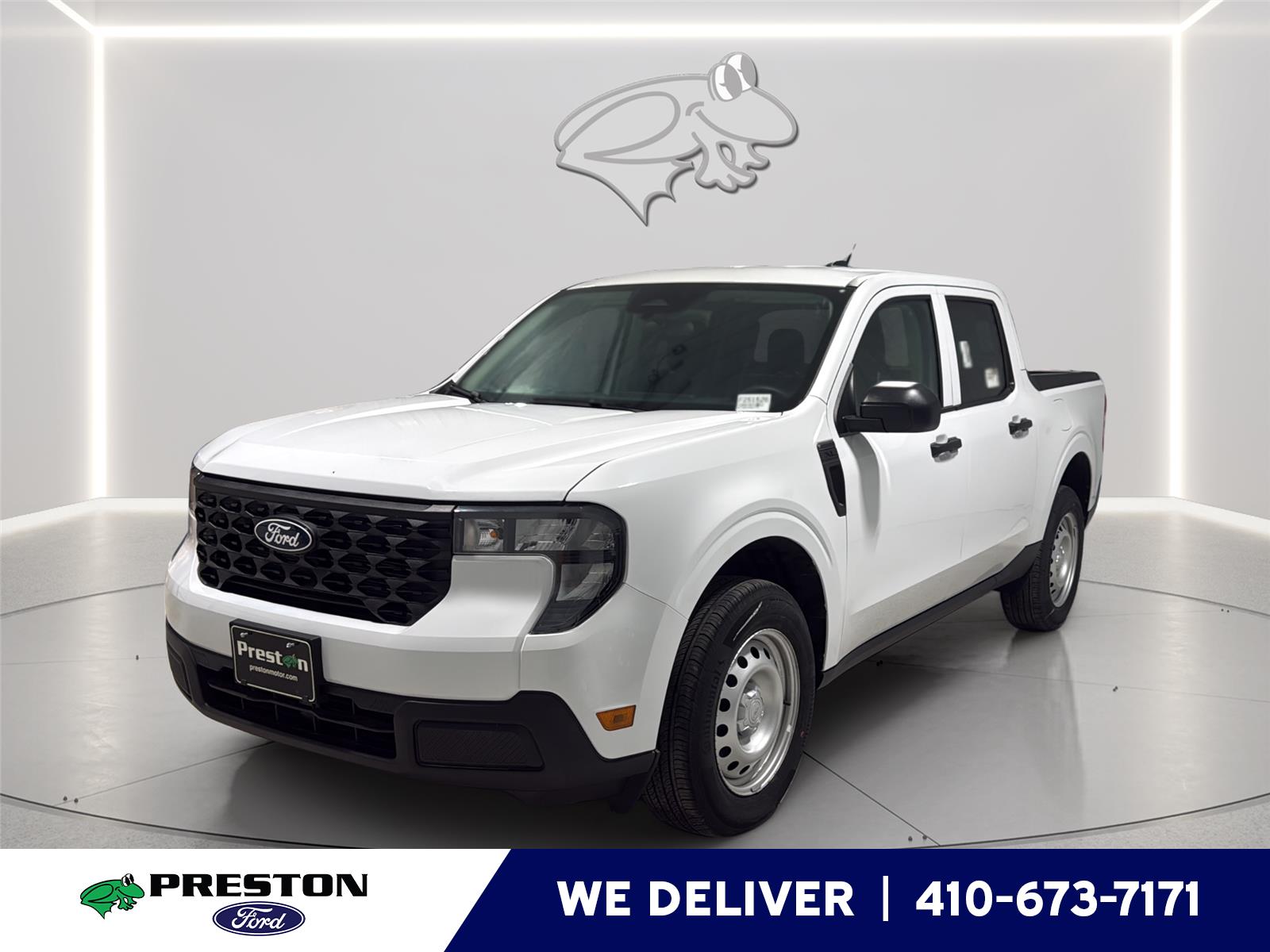 Oxford White 2025 Ford Maverick Pickup Truck All-Wheel Drive 1-Speed Dual Clutch