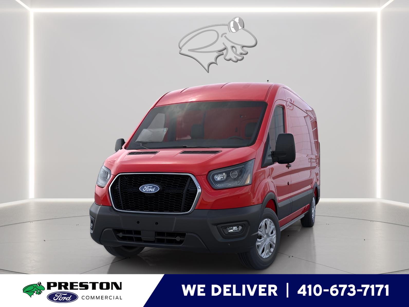 Race Red 2026 Ford Transit Cargo Van Rear-Wheel Drive Automatic