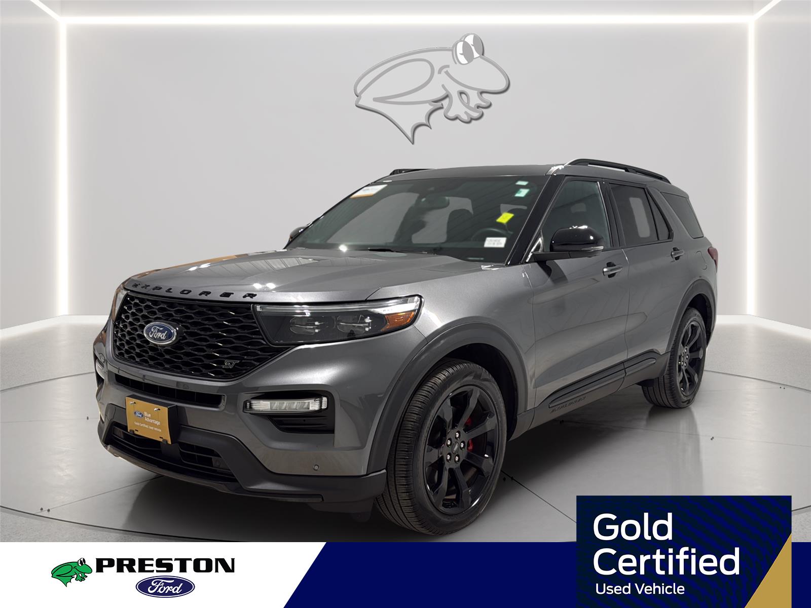 Carbonized Gray 2023 Ford Explorer SUV / Crossover All-Wheel Drive Automatic