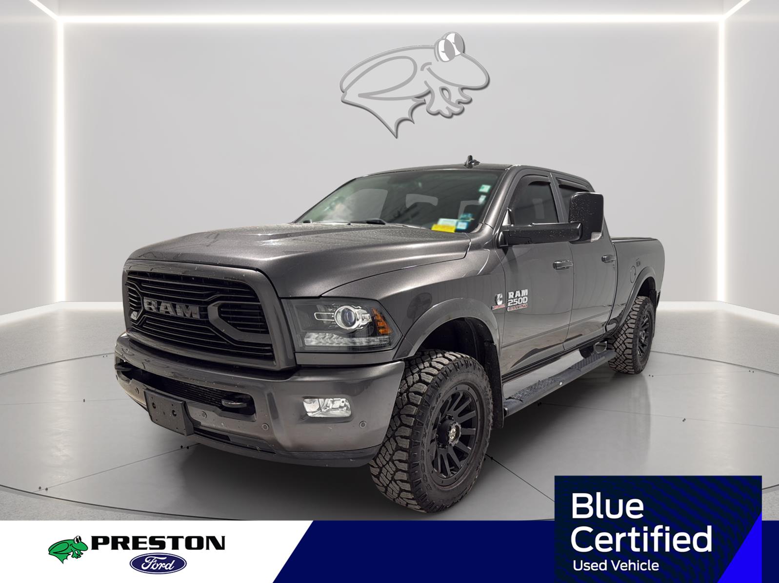 Gray (Granite Crystal Metallic Clearcoat) 2018 RAM 2500 Pickup Truck Four-Wheel Drive 6-Speed Automatic