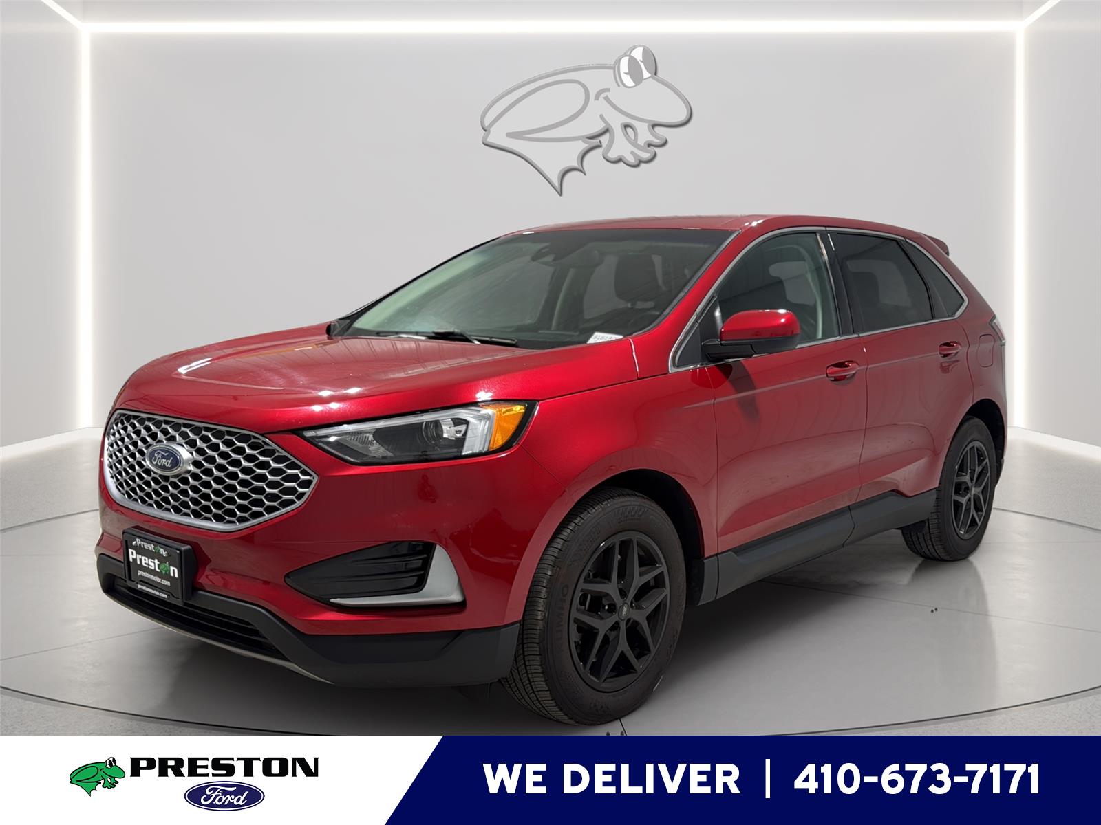Rapid Red Metallic Tinted Clearcoat 2024 Ford Edge SUV / Crossover All-Wheel Drive Automatic