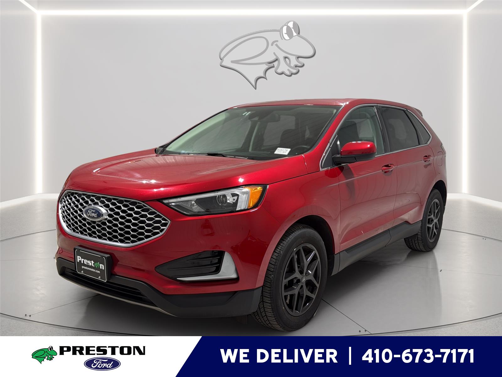 Rapid Red Metallic Tinted Clearcoat 2024 Ford Edge SUV / Crossover All-Wheel Drive 8-Speed Automatic