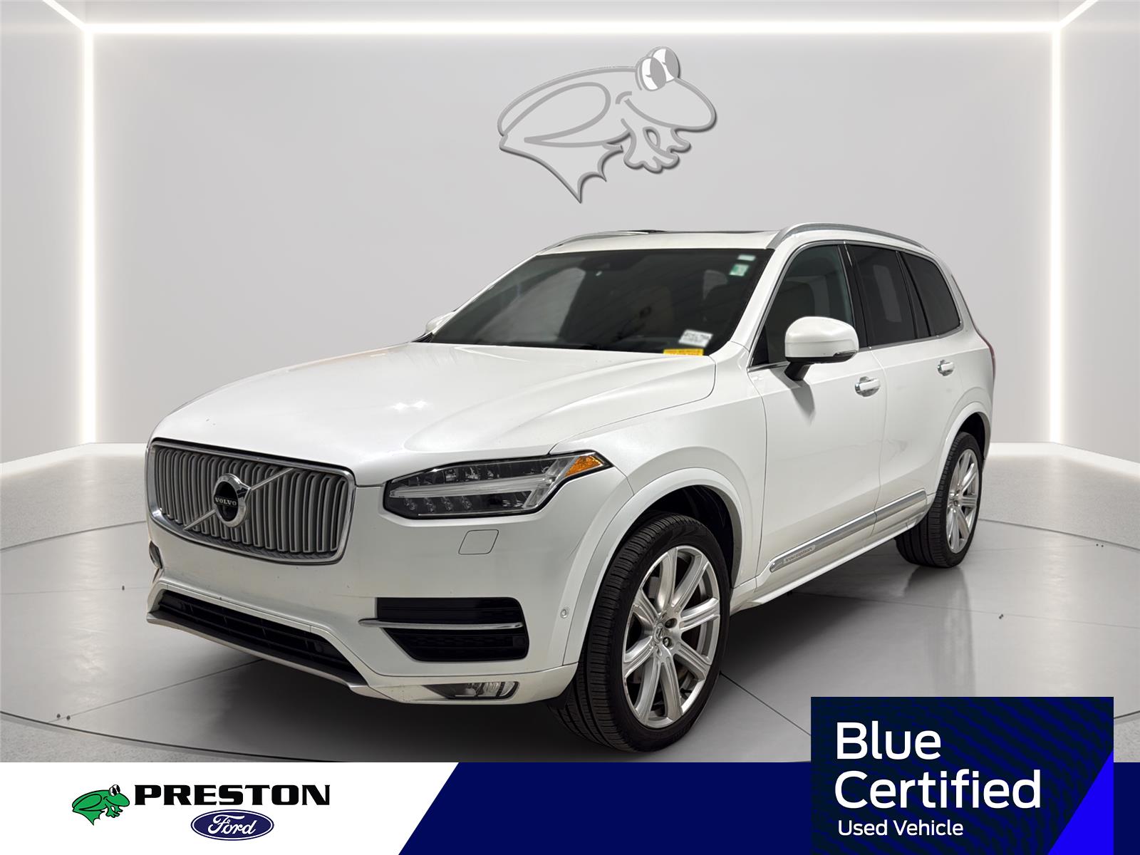 Crystal White Pearl Metallic 2017 Volvo XC90 SUV / Crossover All-Wheel Drive Automatic