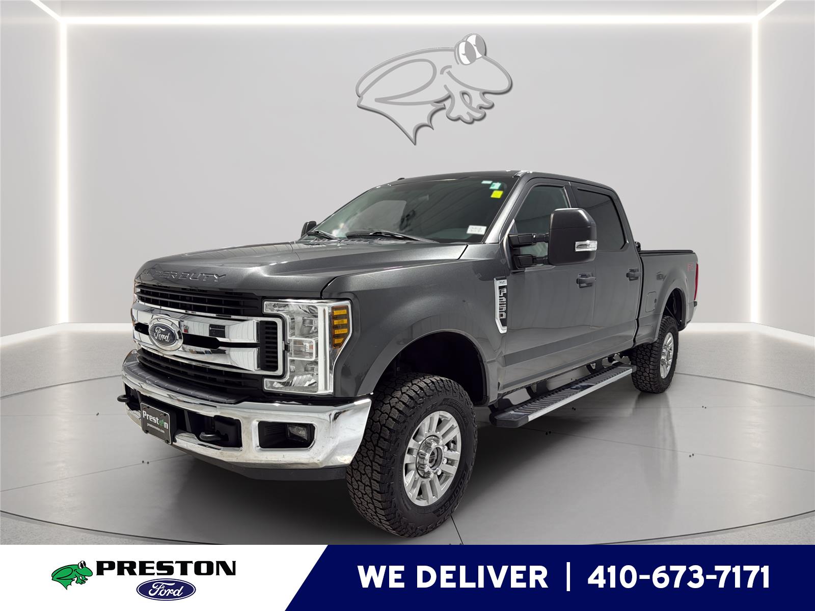 Gray (Magnetic) 2019 Ford F-250 Super Duty Pickup Truck Four-Wheel Drive 6-Speed Automatic