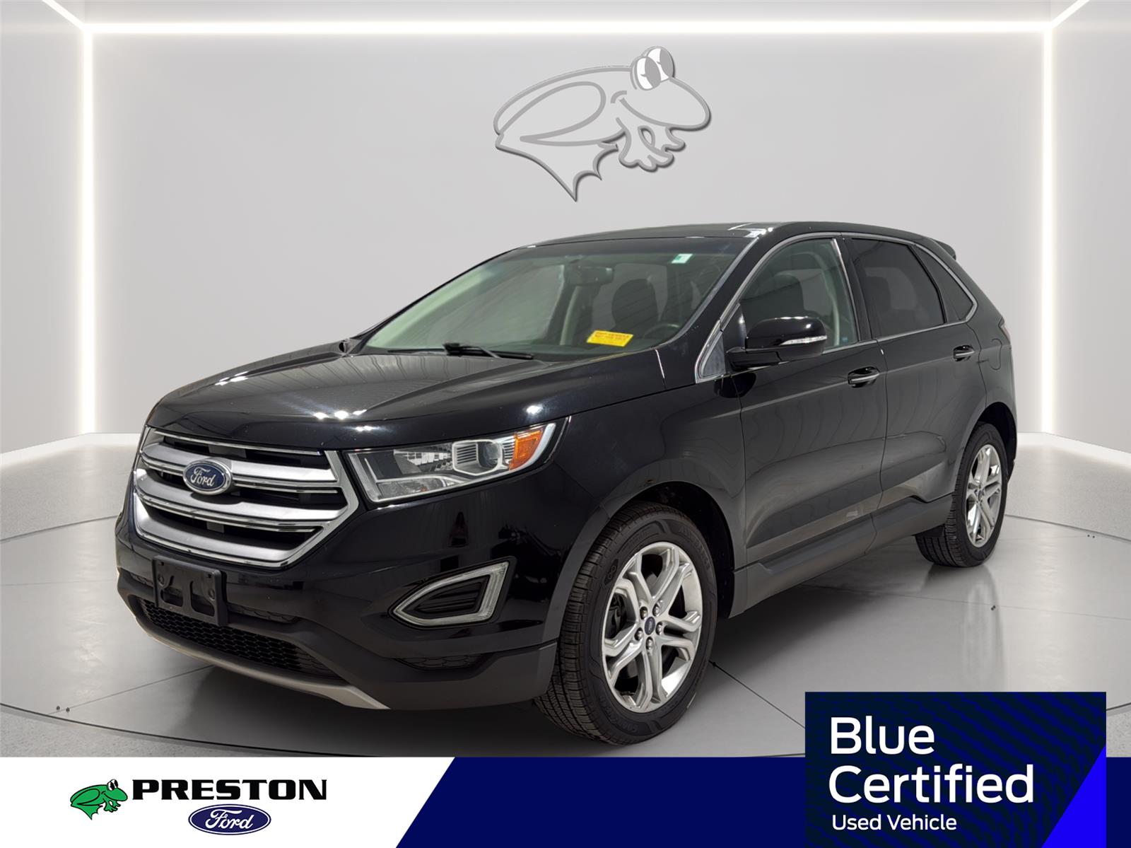 Shadow Black 2018 Ford Edge SUV / Crossover Front-Wheel Drive 6-Speed Automatic