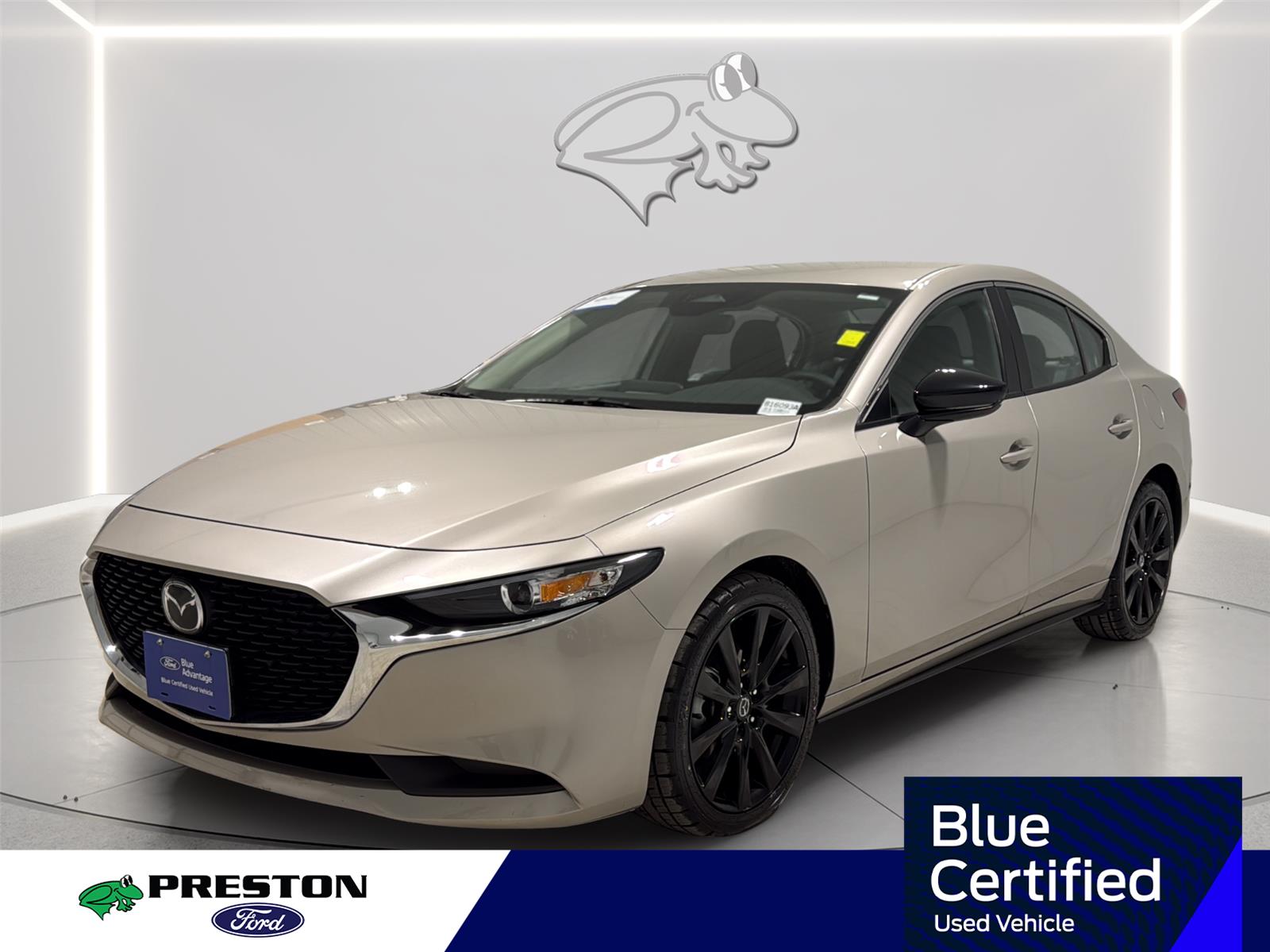 Gray (Platinum Quartz Metallic) 2024 Mazda MAZDA3 Sedan Front-Wheel Drive Automatic