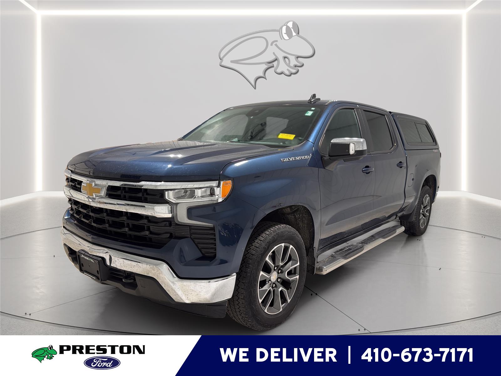Northsky Blue Metallic 2022 Chevrolet Silverado 1500 Pickup Truck Four-Wheel Drive 8-Speed Automatic