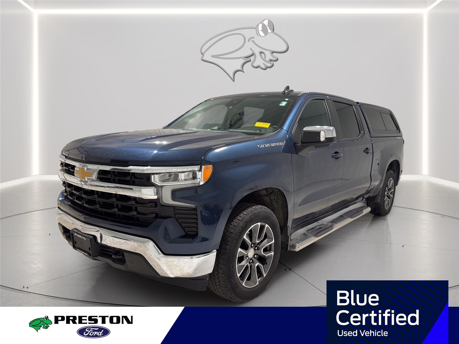 Northsky Blue Metallic 2022 Chevrolet Silverado 1500 Pickup Truck Four-Wheel Drive 8-Speed Automatic