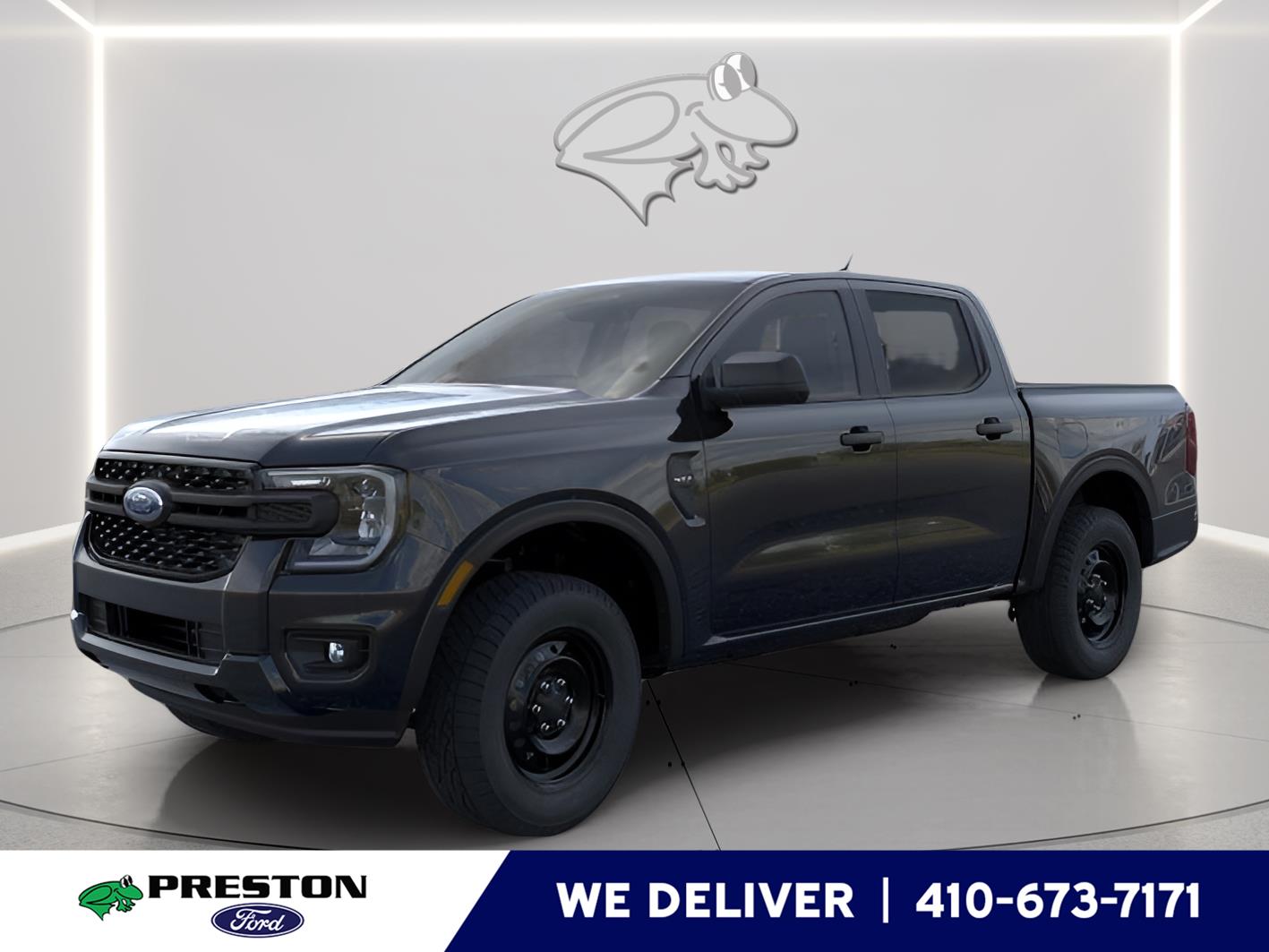 Shadow Black 2026 Ford Ranger Pickup Truck Four-Wheel Drive Automatic