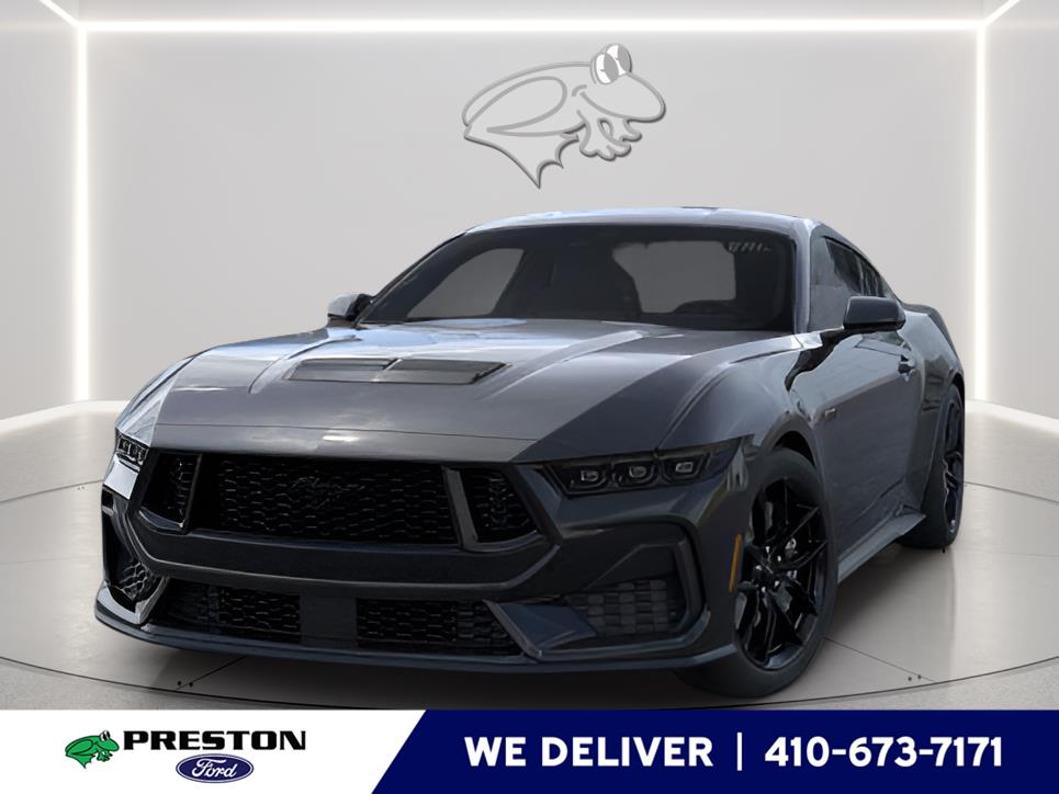 Shadow Black 2026 Ford Mustang Coupe Rear-Wheel Drive 6-Speed Manual