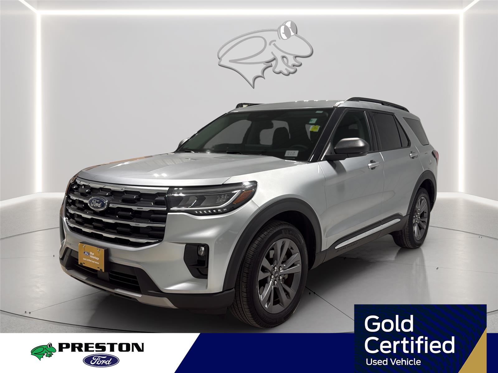 Iconic Silver 2025 Ford Explorer SUV / Crossover All-Wheel Drive Automatic