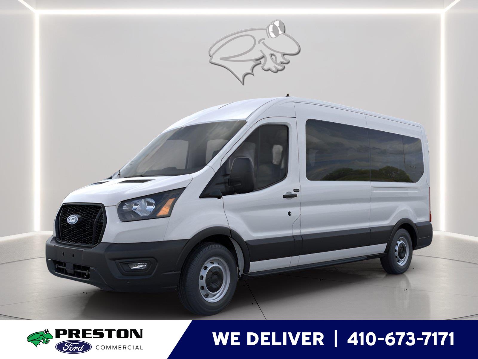 Oxford White 2026 Ford Transit Passenger Van Rear-Wheel Drive Automatic