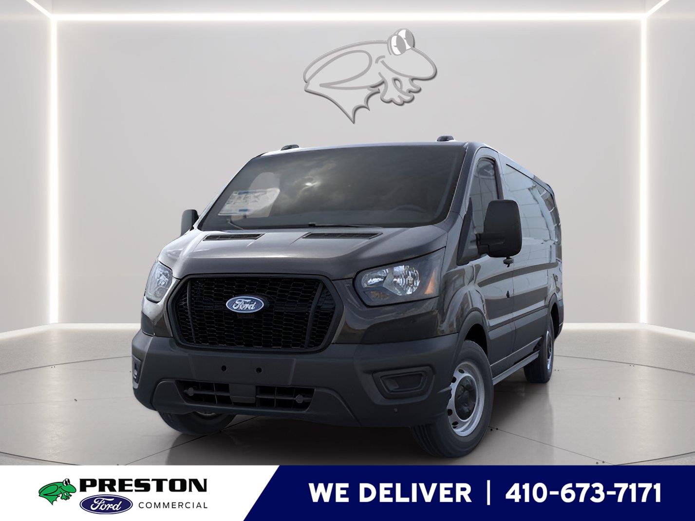 Agate Black Metallic 2026 Ford Transit Cargo Van Rear-Wheel Drive 