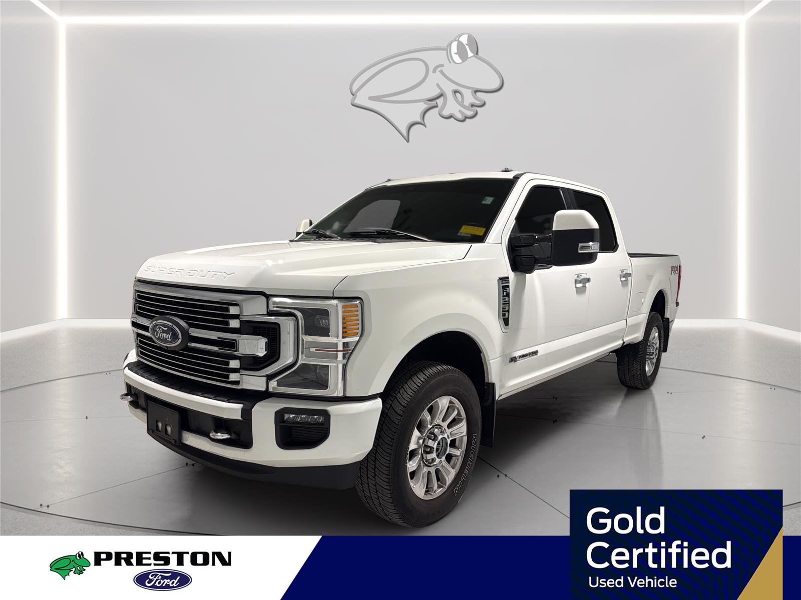 Star White Metallic Tri-Coat 2022 Ford F-250 Super Duty Pickup Truck Automatic