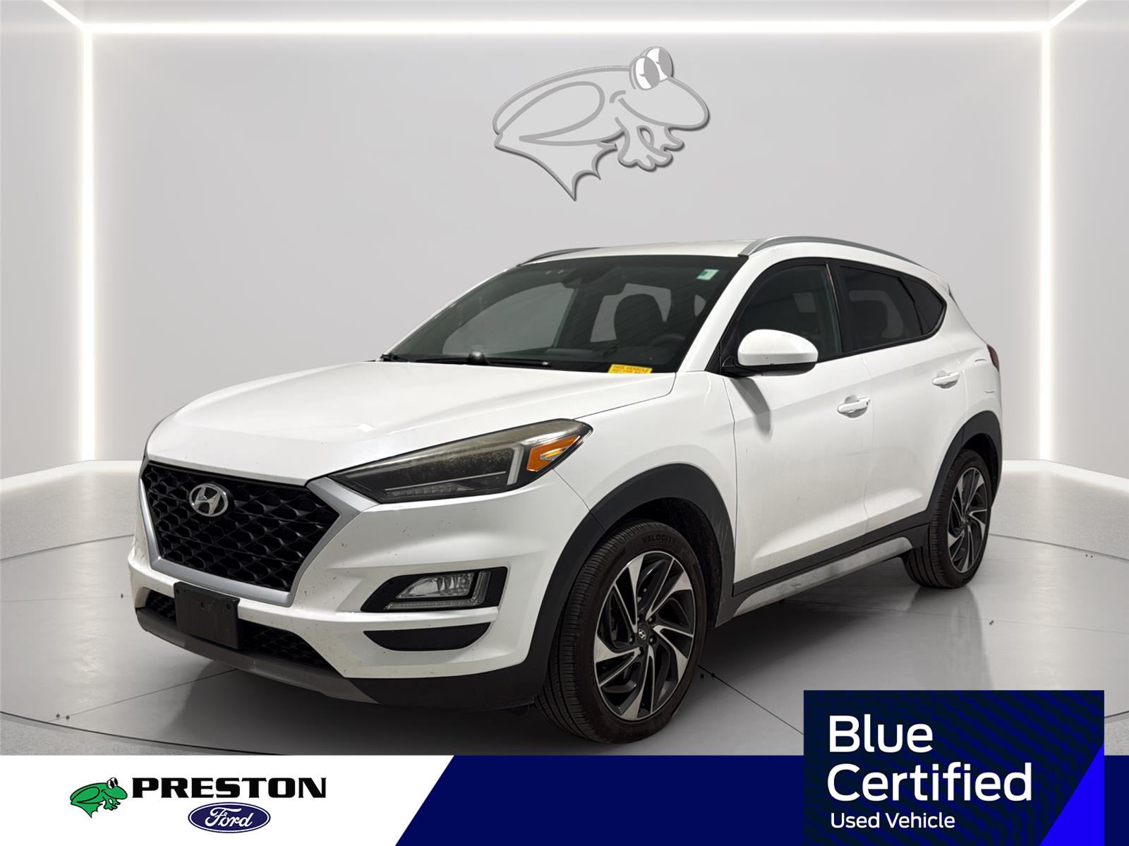 White Pearl 2019 Hyundai Tucson SUV / Crossover Front-Wheel Drive Automatic