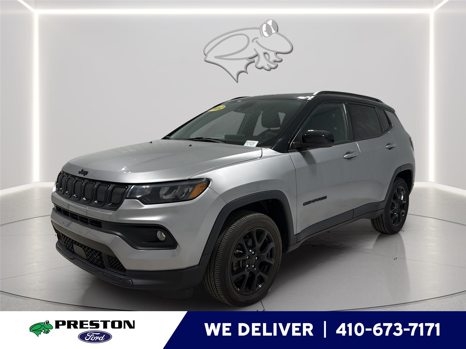 Billet Silver Metallic Clearcoat 2022 Jeep Compass SUV / Crossover Four-Wheel Drive 