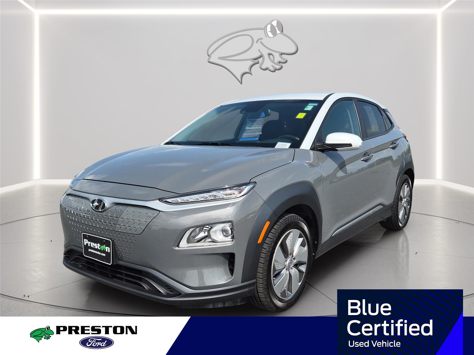 Galactic Gray 2021 Hyundai Kona Electric SUV / Crossover Front-Wheel Drive Automatic