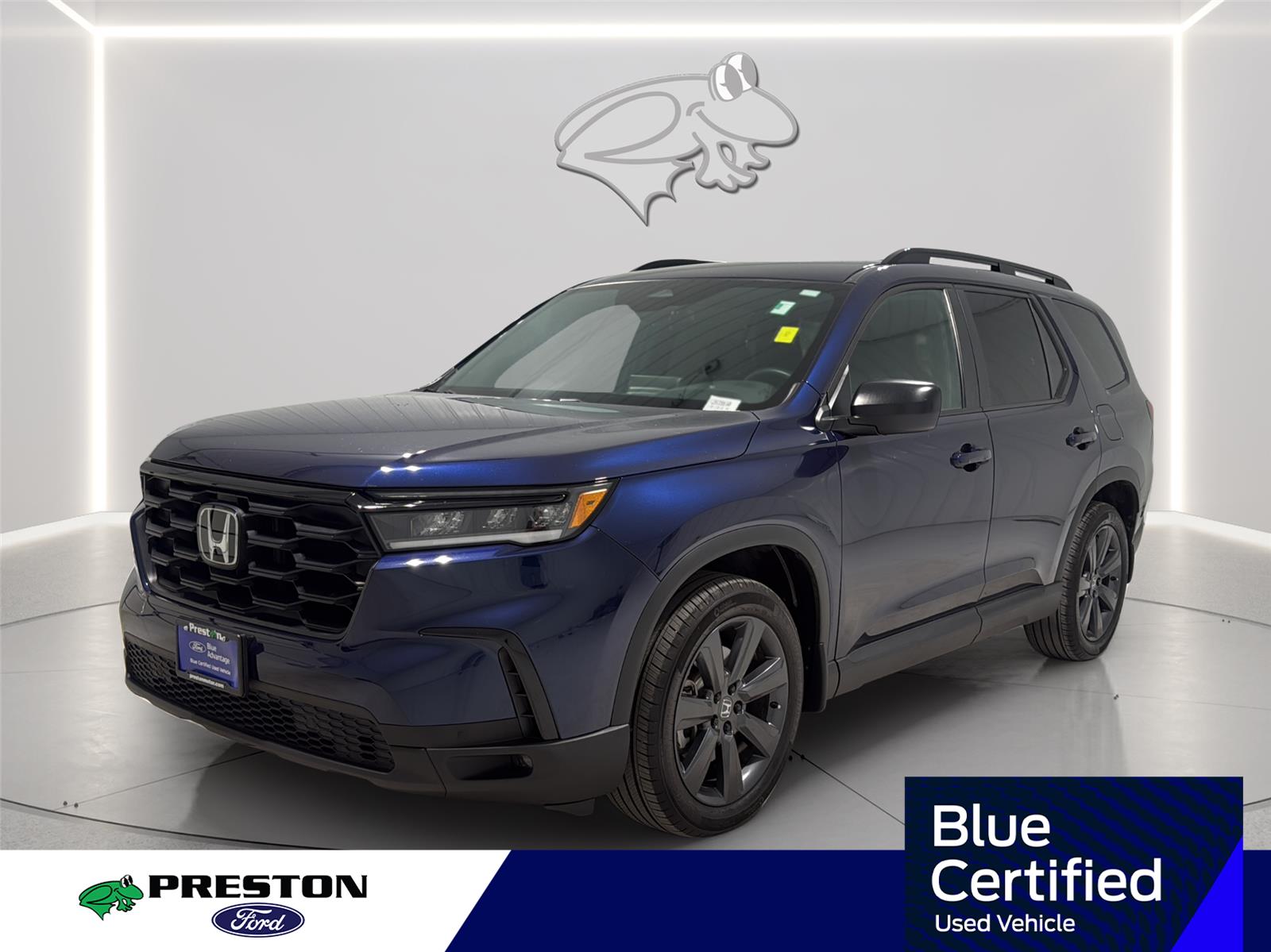 Black (Obsidian Blue Pearl) 2025 Honda Pilot SUV / Crossover All-Wheel Drive Automatic
