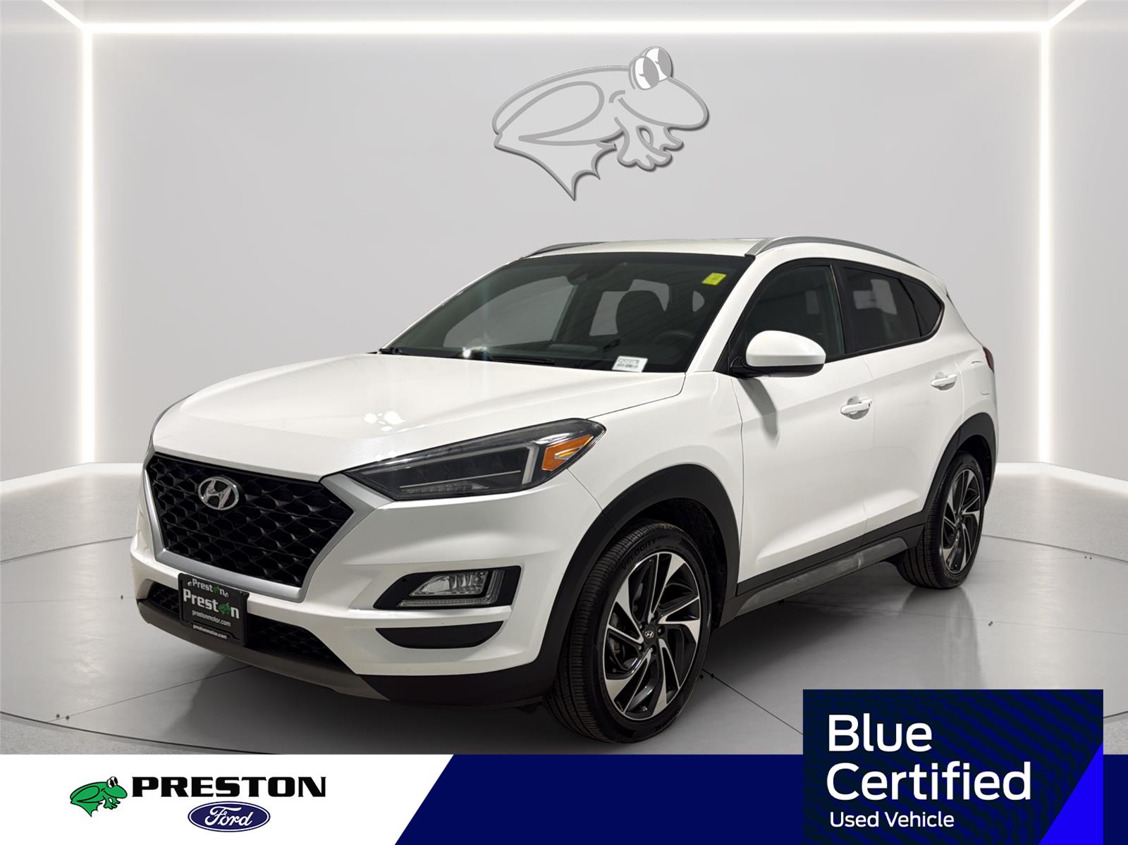 White Pearl 2019 Hyundai Tucson SUV / Crossover Front-Wheel Drive Automatic