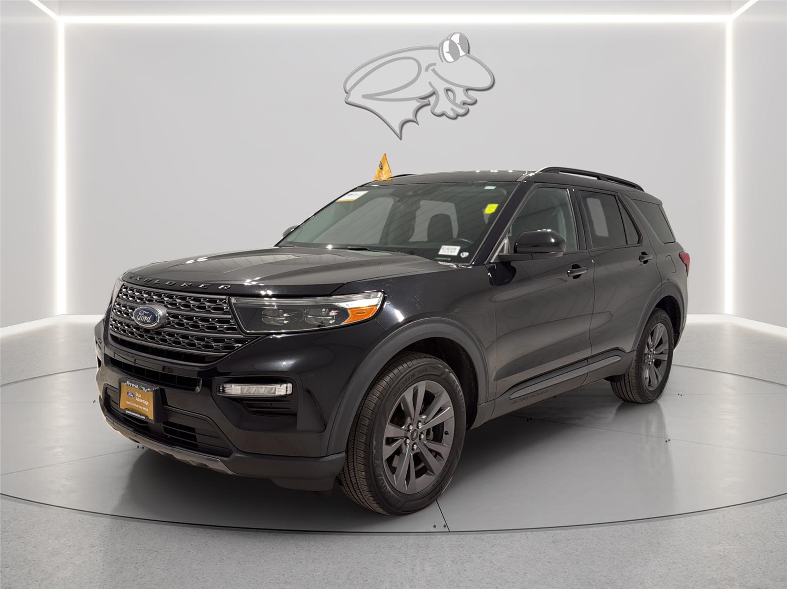Agate Black Metallic 2022 Ford Explorer SUV / Crossover All-Wheel Drive Automatic
